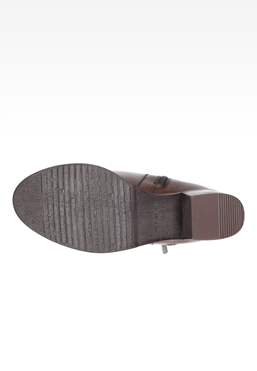 Brązowe damskie botki 6586-52 Widok 5