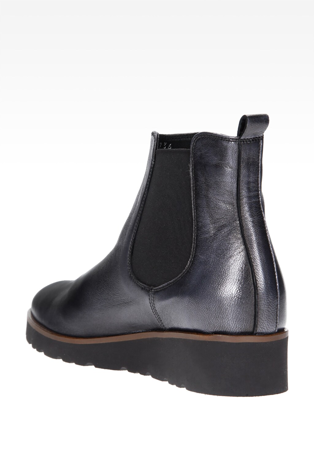 Srebrne damskie botki 6604-59 Widok 3