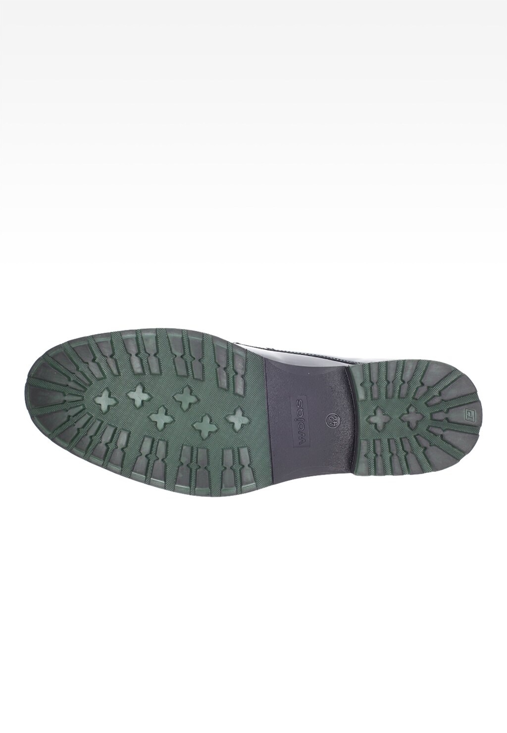 Czarne męskie półbuty 6050-57 Widok 5