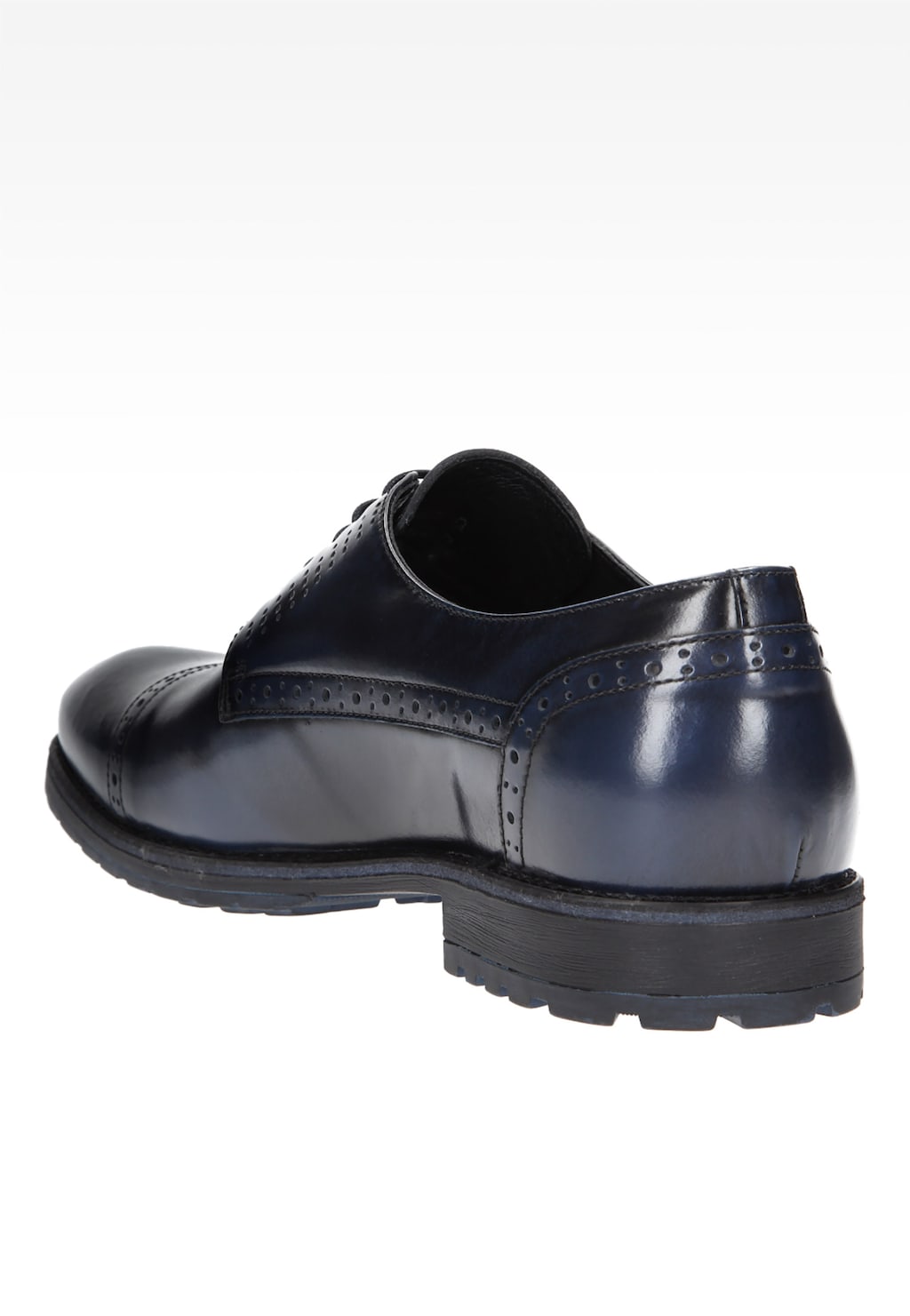 Czarne męskie półbuty 6051-56 Widok 3