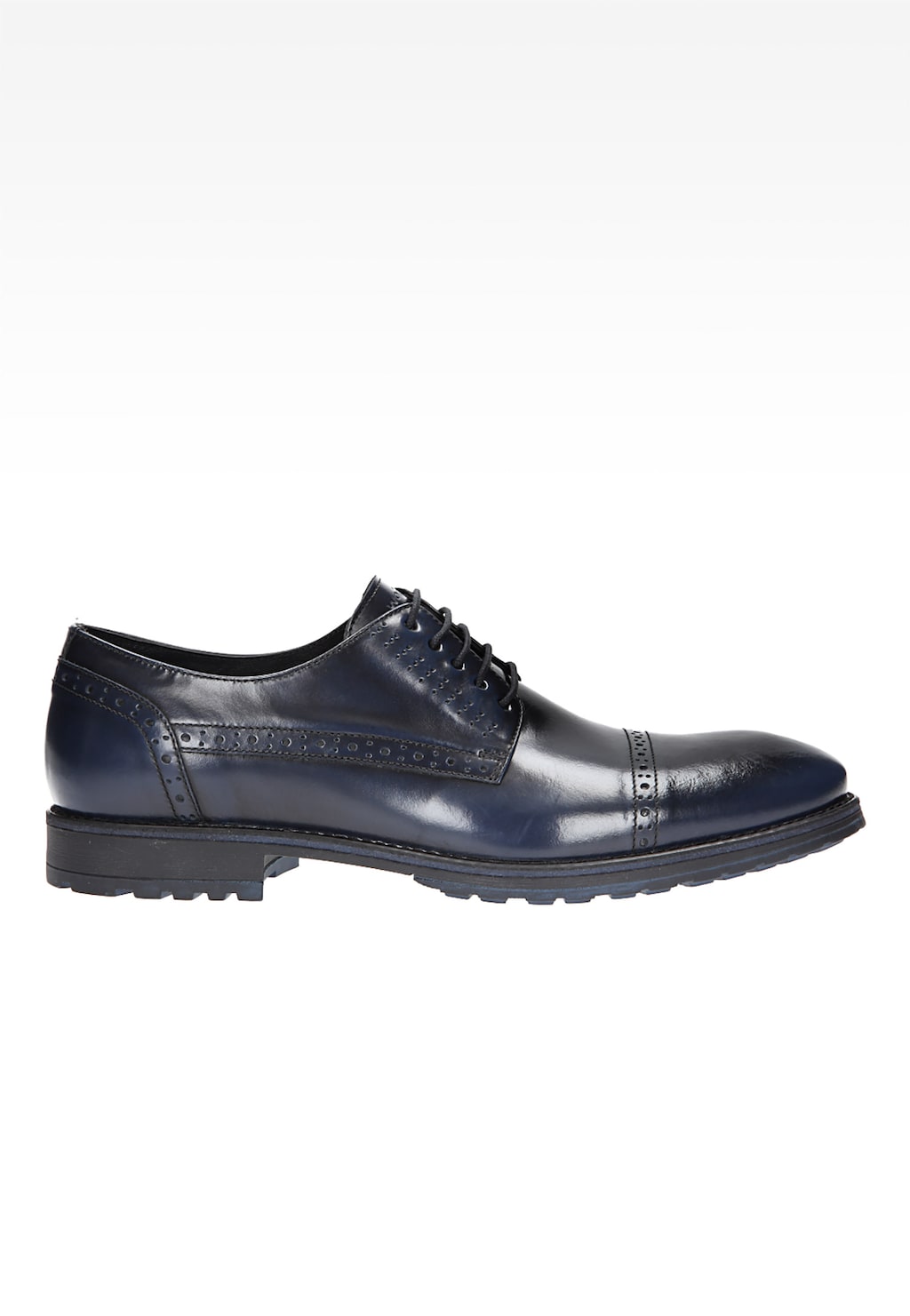 Czarne męskie półbuty 6051-56 Widok 1