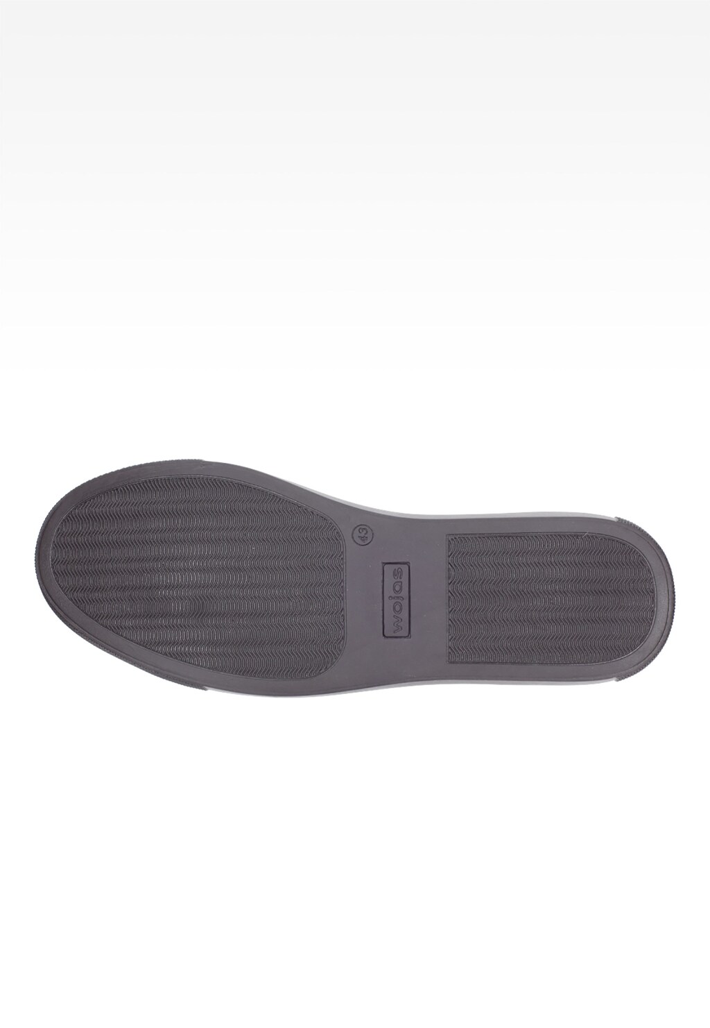 Ciemnobrązowe męskie półbuty 6046-52 Widok 5