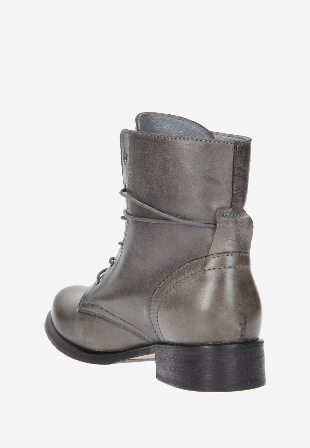 Popielate damskie trzewiki 6665-50 Widok 3