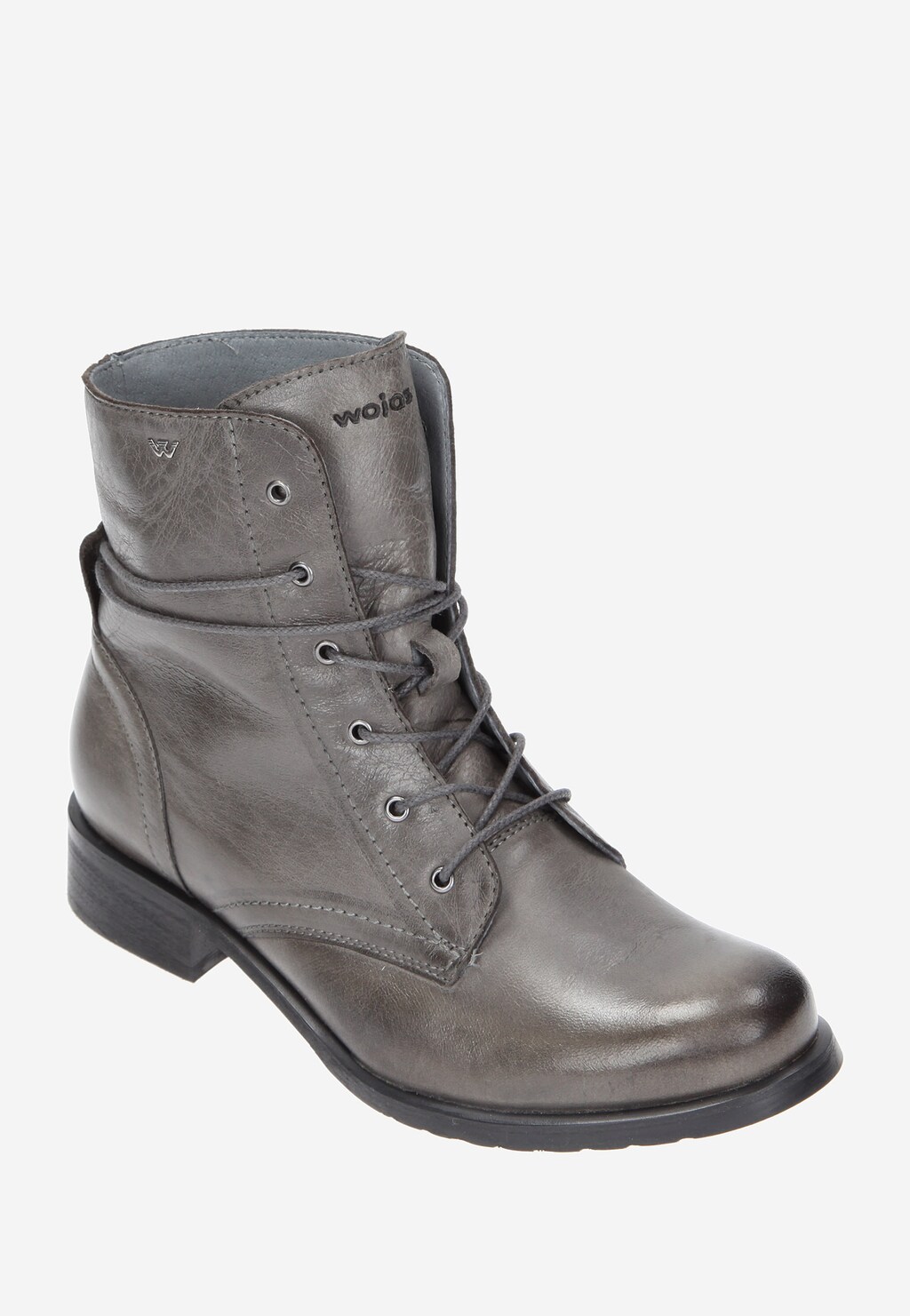 Popielate damskie trzewiki 6665-50 Widok 2