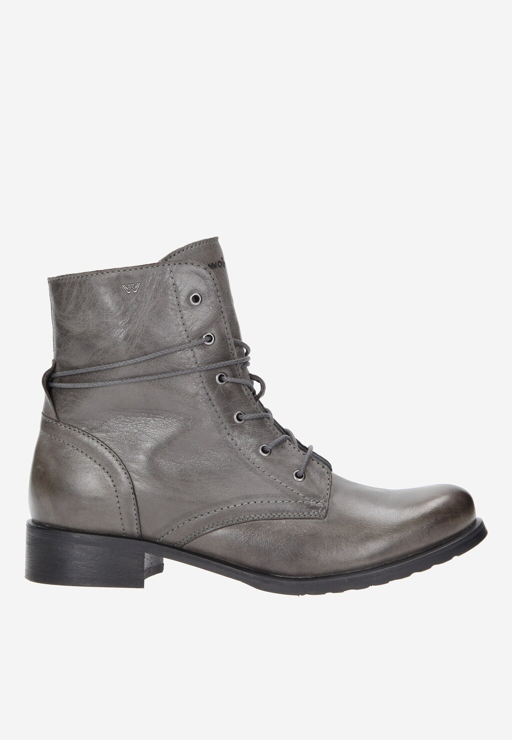 Popielate damskie trzewiki 6665-50 Widok 1