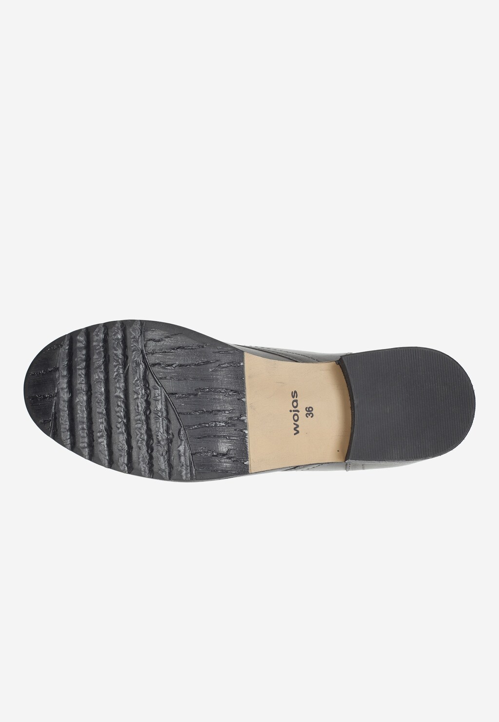 Popielate damskie trzewiki 6665-50 Widok 4