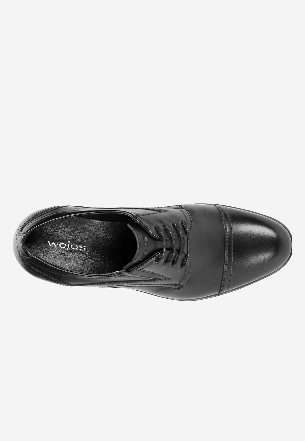 Czarne męskie półbuty 6065-51 Widok 4