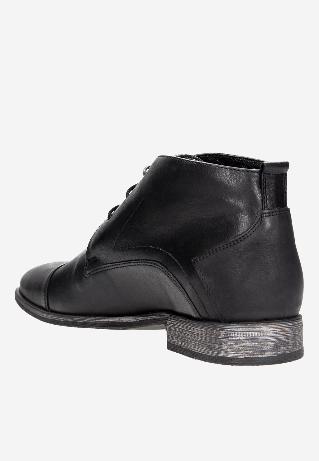 Czarne męskie trzewiki 6206-51 Widok 2