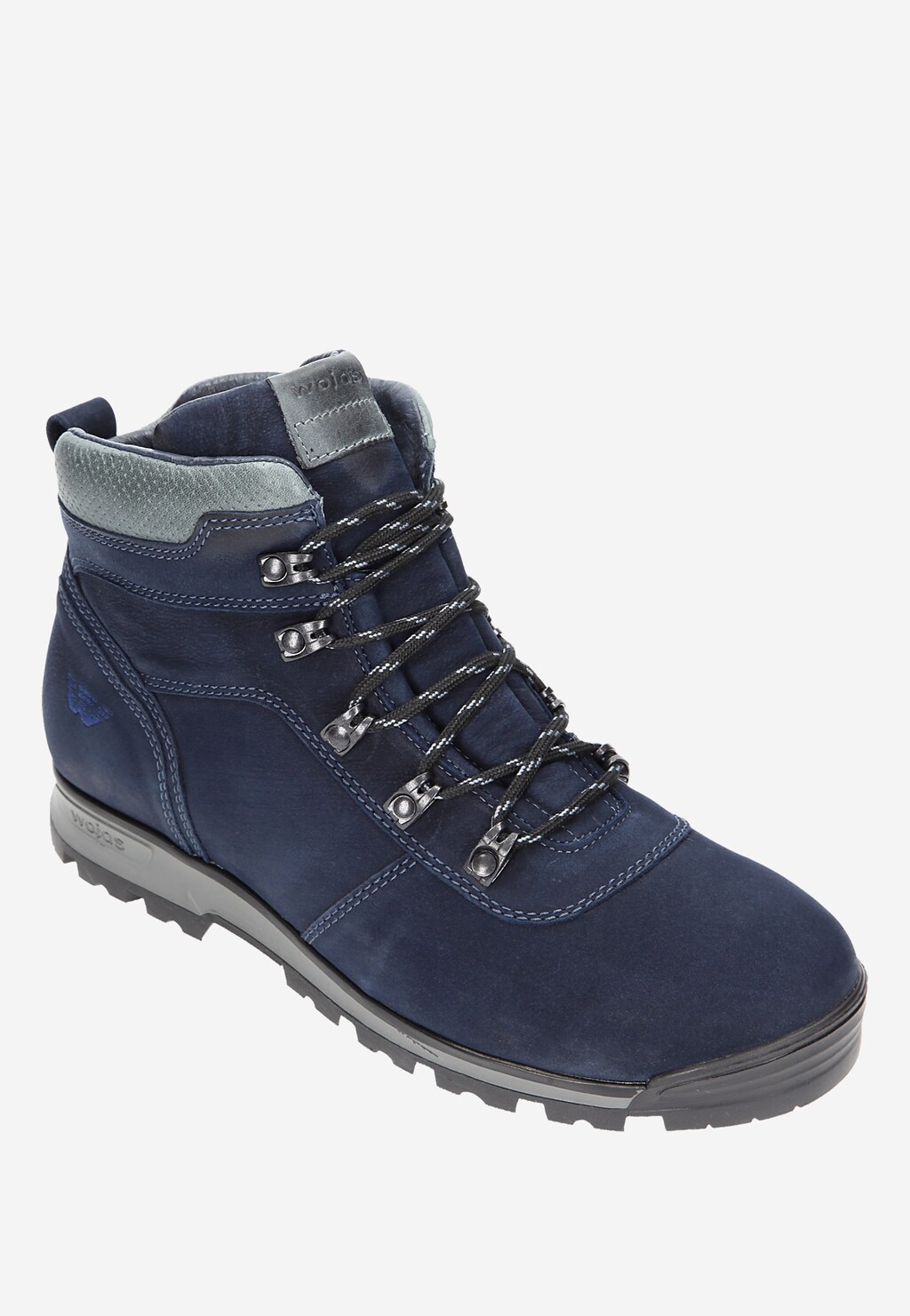 Granatowe męskie trzewiki 6219-76 Widok 3