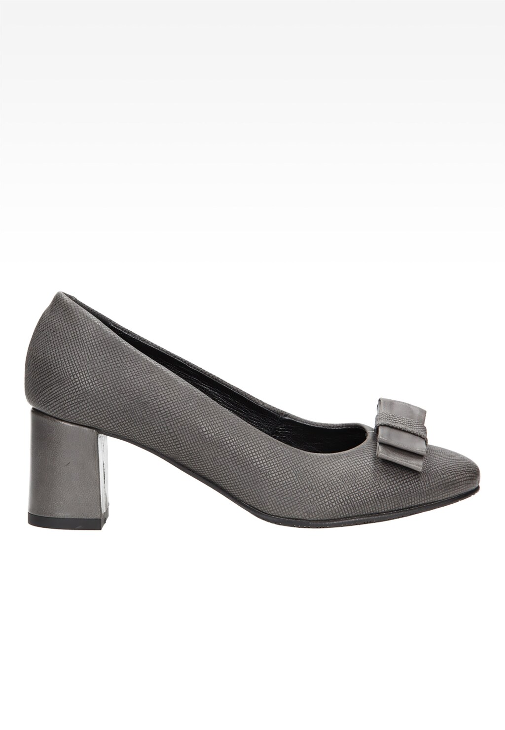 Popielate damskie czółenka 6375-50 Widok 1