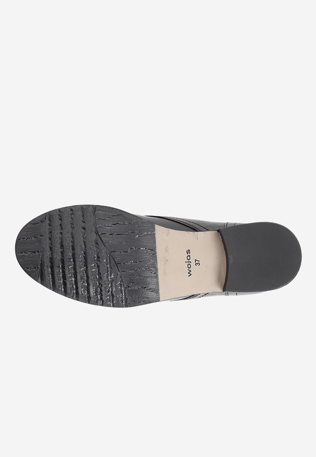 Czarne damskie trzewiki 6665-51 Widok 5