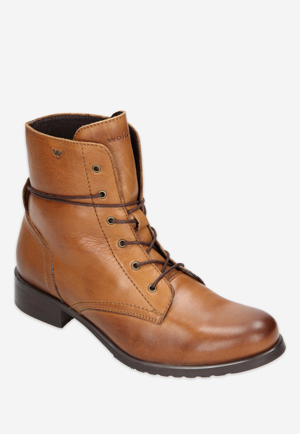 Jasnobrązowe damskie trzewiki 6665-53 Widok 2