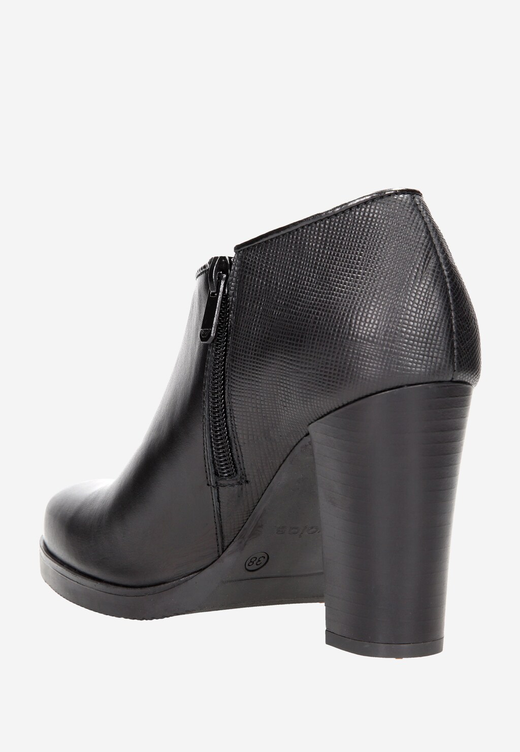 Czarne damskie półbuty 6522-51 Widok 3