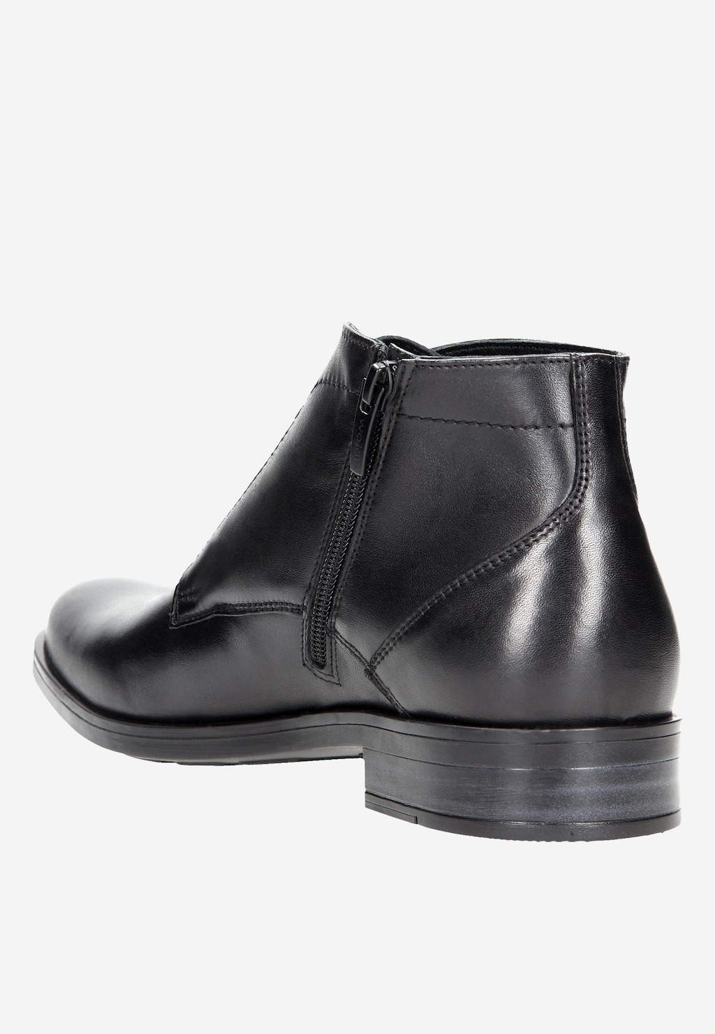 Czarne męskie trzewiki 6212-51 Widok 3