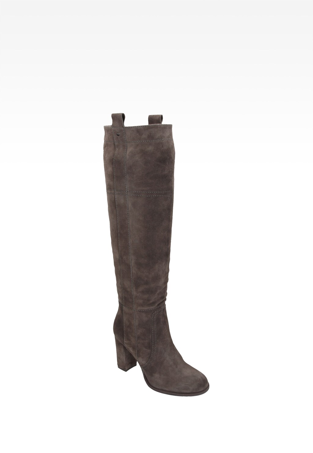 Ciemnobeżowe damskie kozaki 6727-64 Widok 2