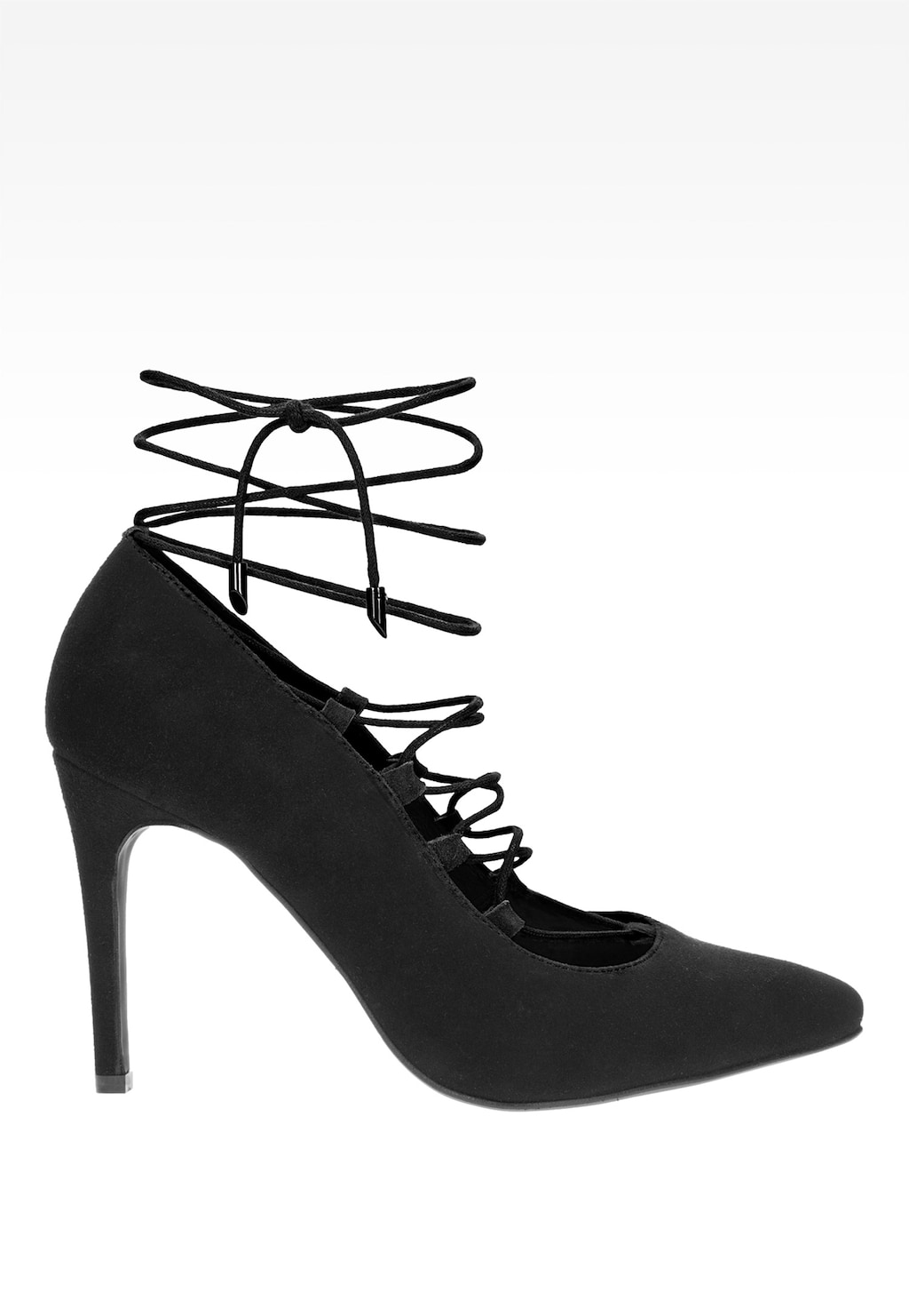 Czarne damskie czółenka 6376-61 Widok 1