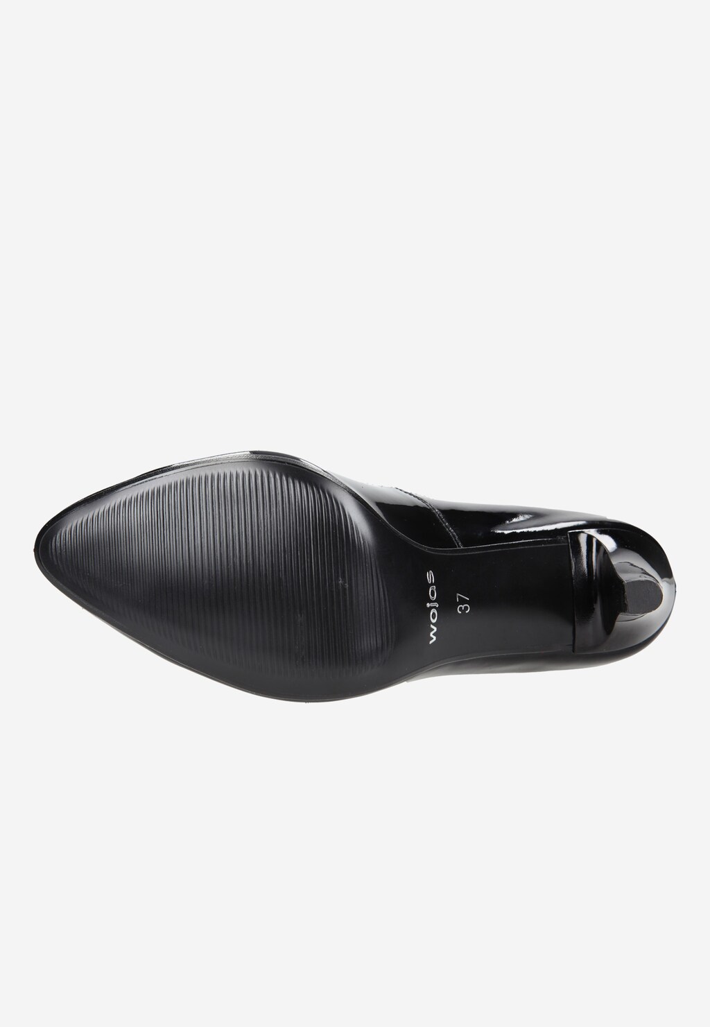 Czarne damskie czółenka 7361-31 Widok 5