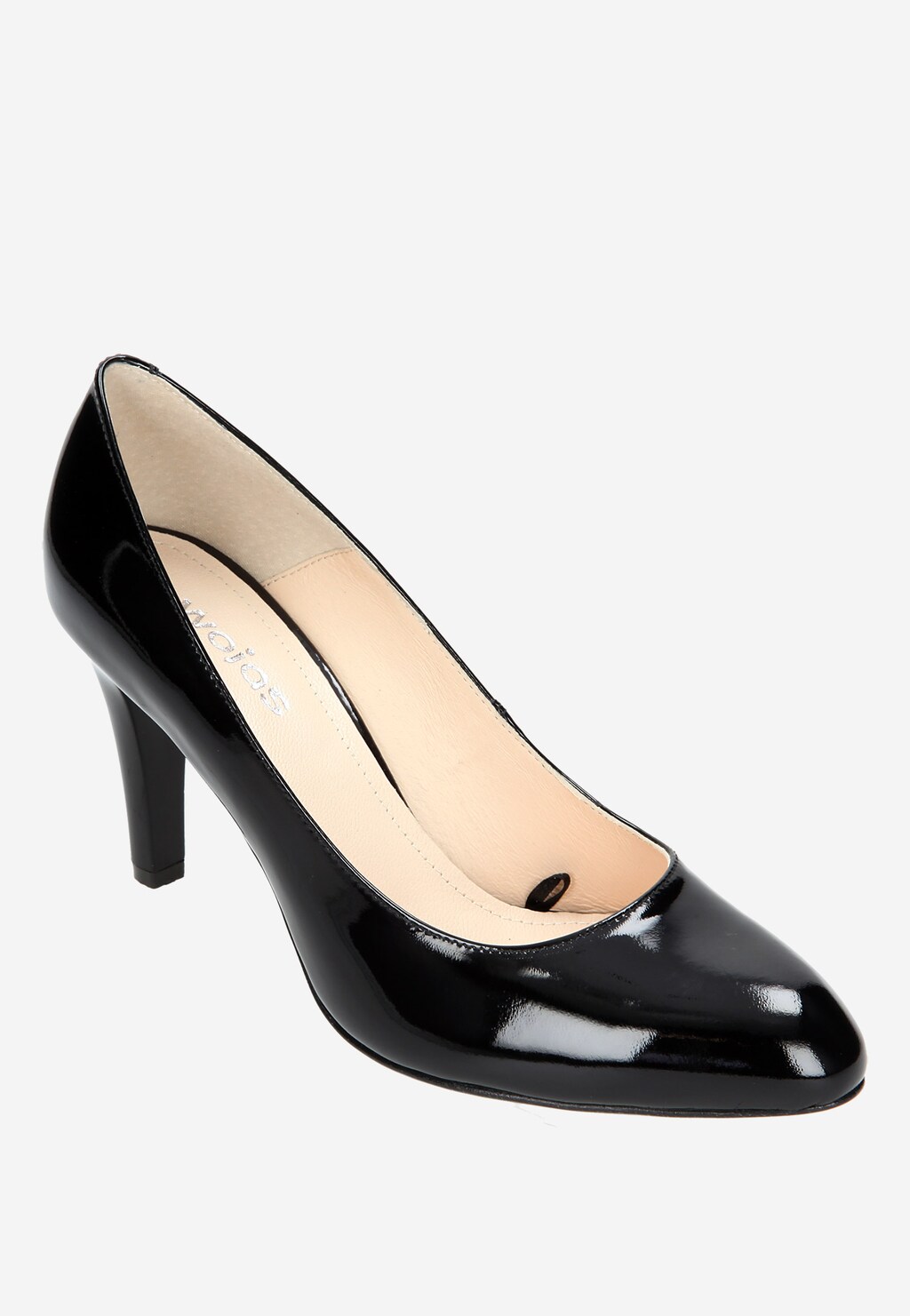 Czarne damskie czółenka 7361-31 Widok 2