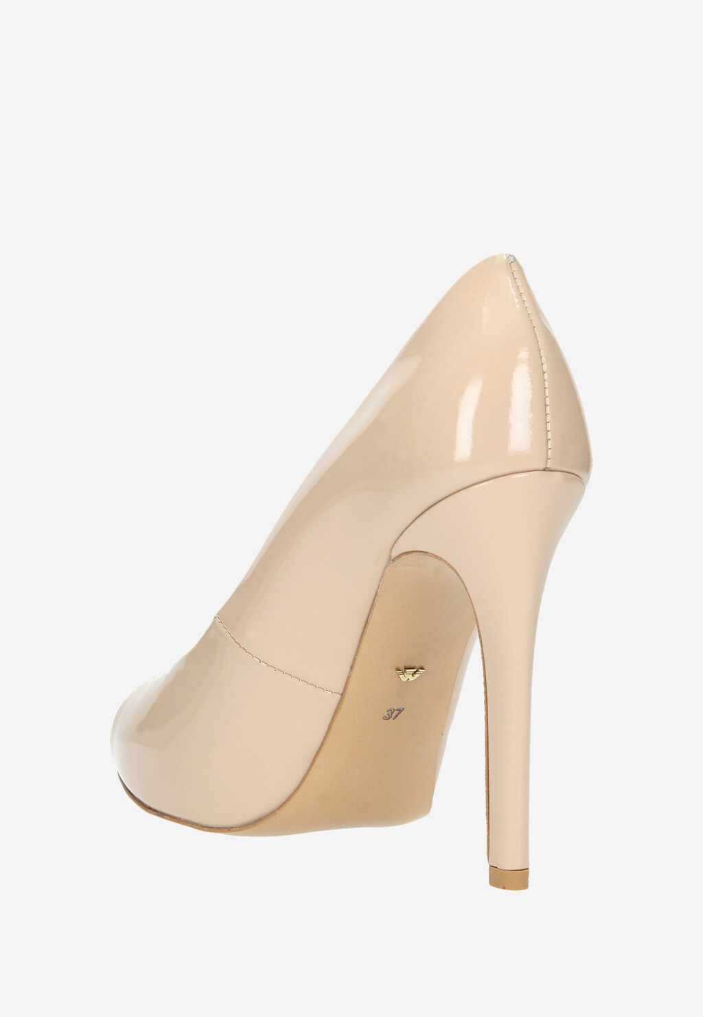 Beżowe damskie czółenka 7353-34 Widok 3