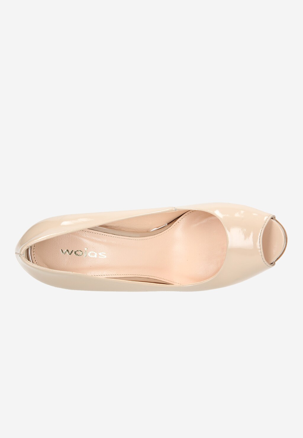 Beżowe damskie czółenka 7353-34 Widok 4