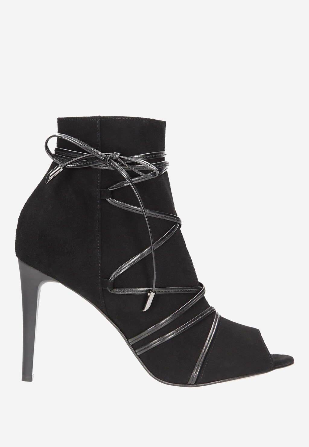 Czarne damskie botki 7550-61 Widok 1