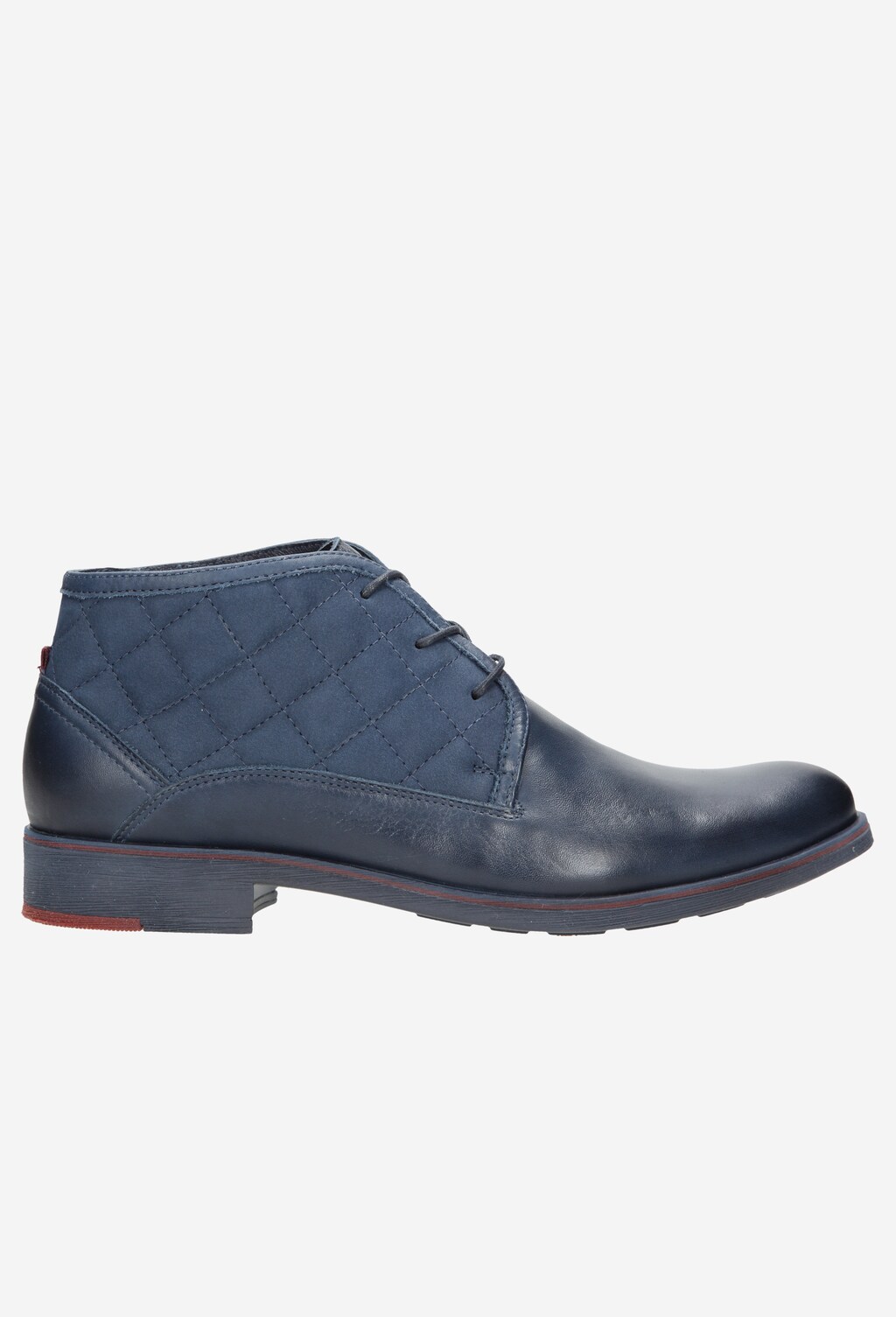 Granatowe męskie trzewiki 6208-76 Widok 1