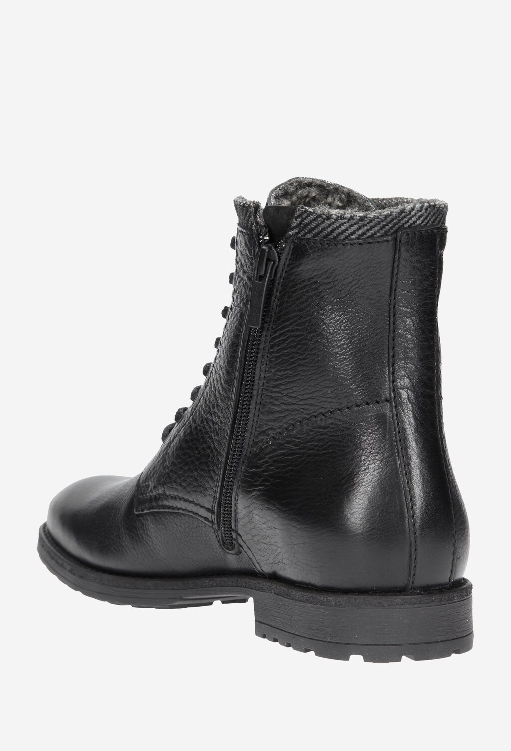 Czarne męskie trzewiki 6221-51 Widok 3