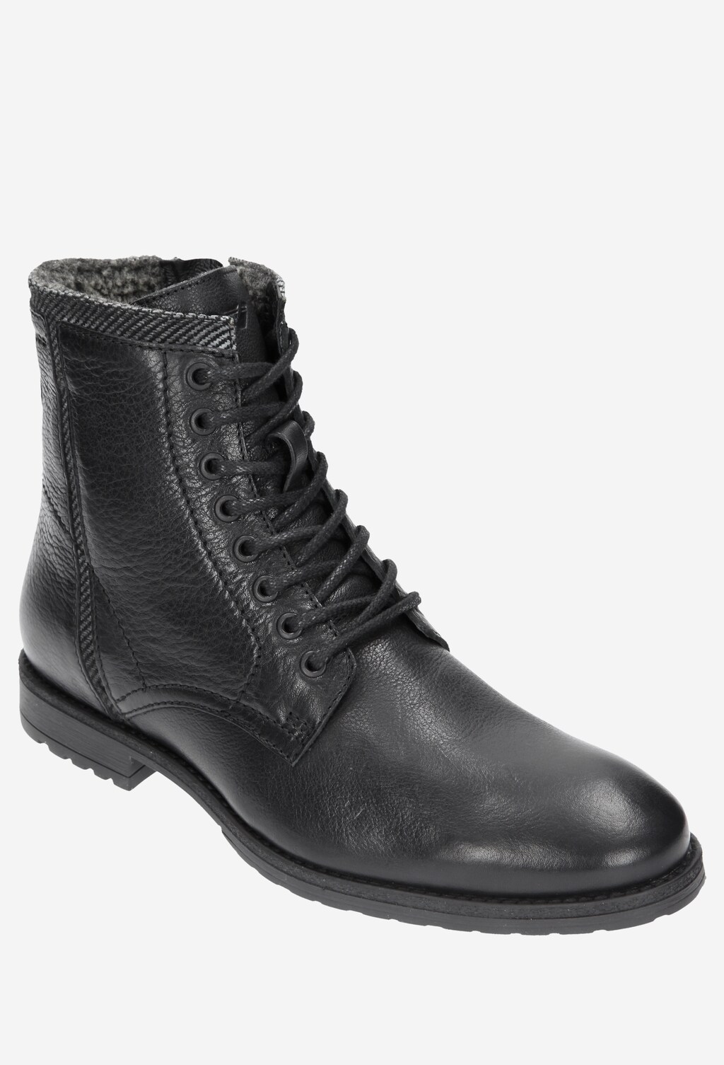 Czarne męskie trzewiki 6221-51 Widok 2