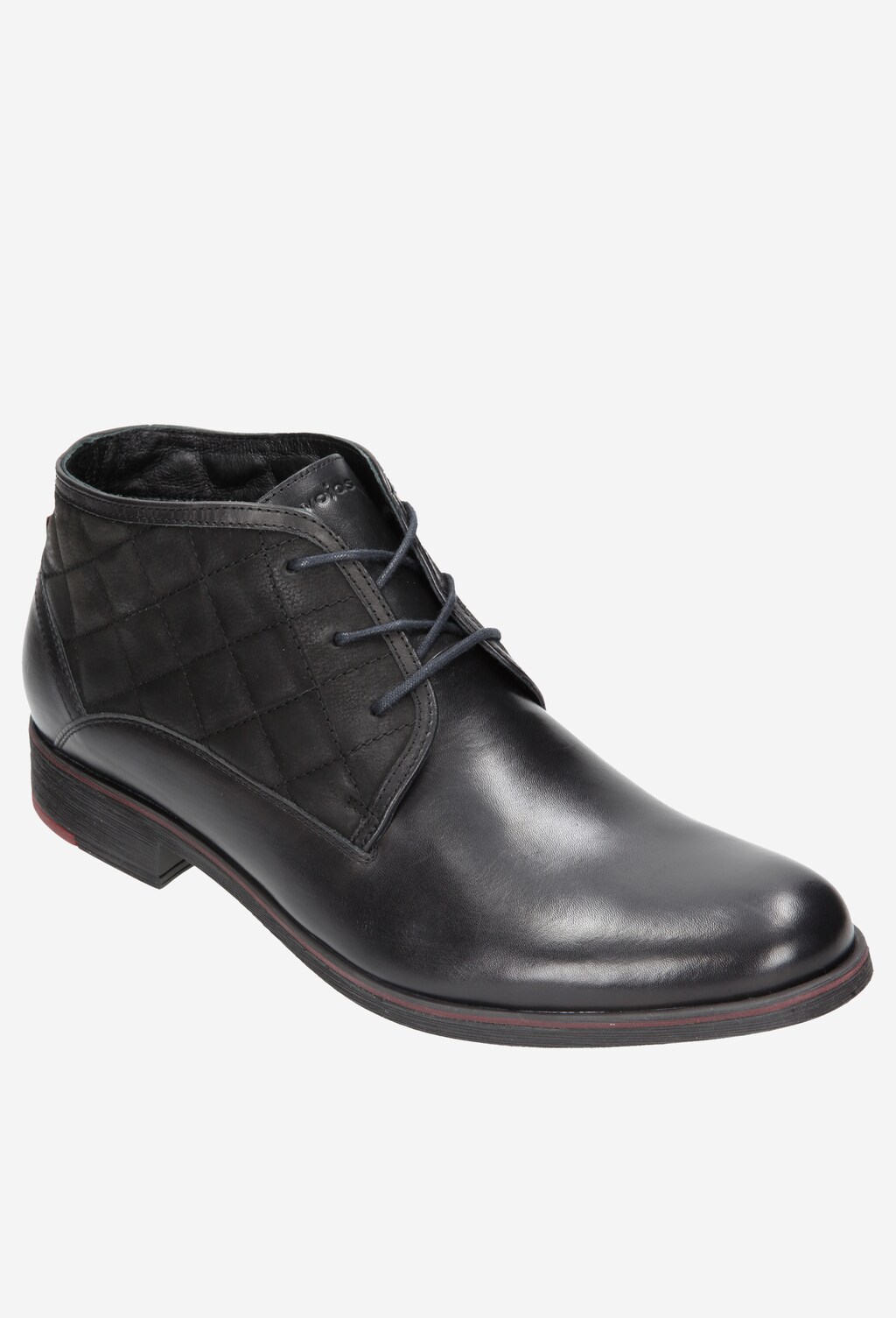 Czarne męskie trzewiki 6208-71 Widok 2