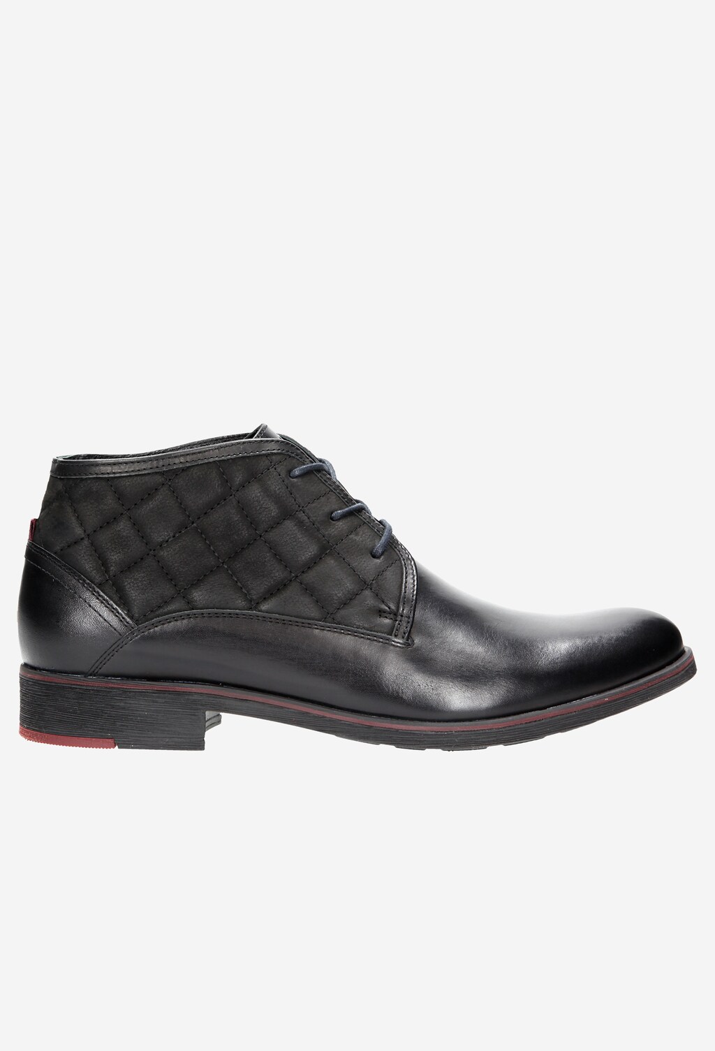 Czarne męskie trzewiki 6208-71 Widok 1