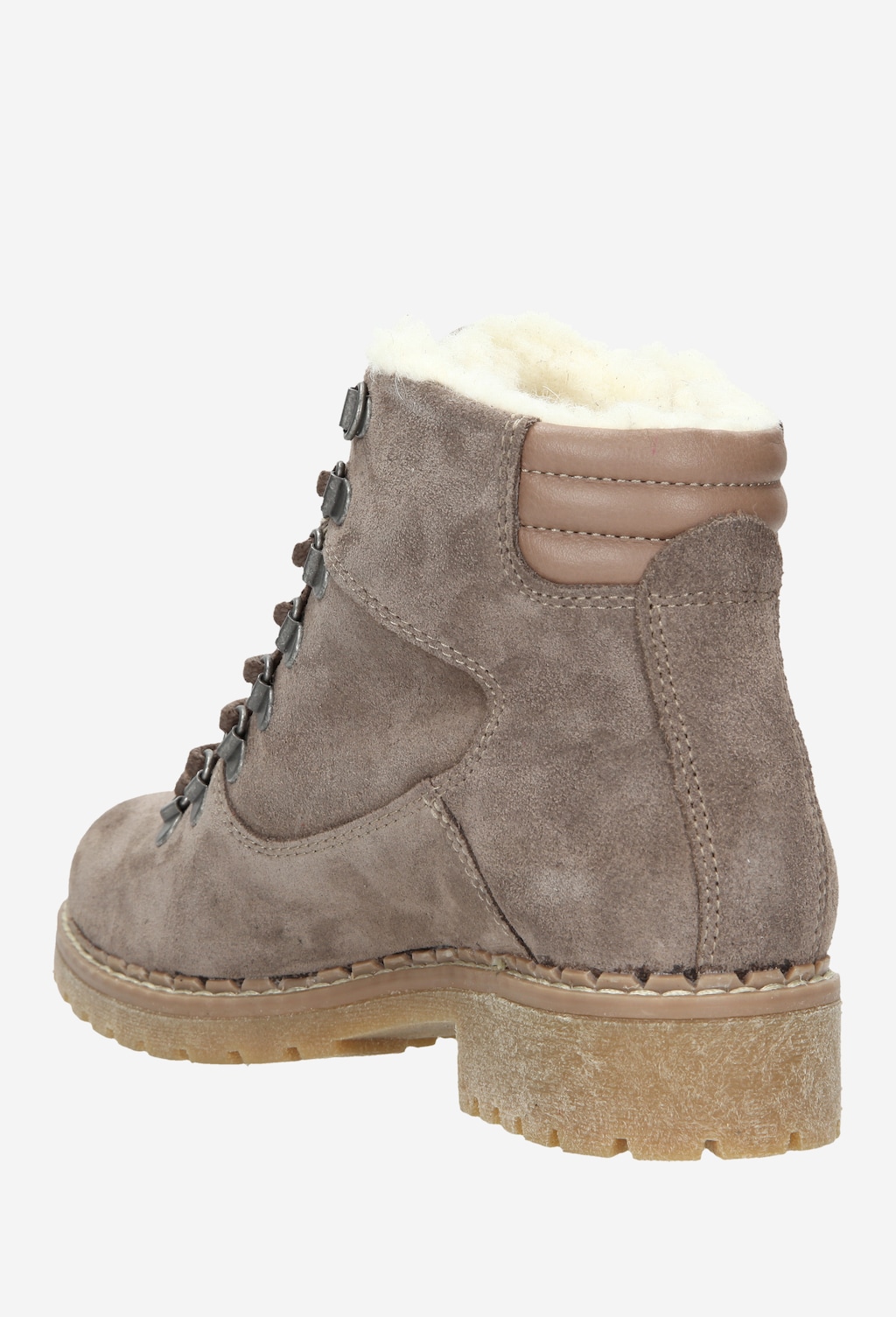 Beżowe damskie trzewiki 5663-64 Widok 3