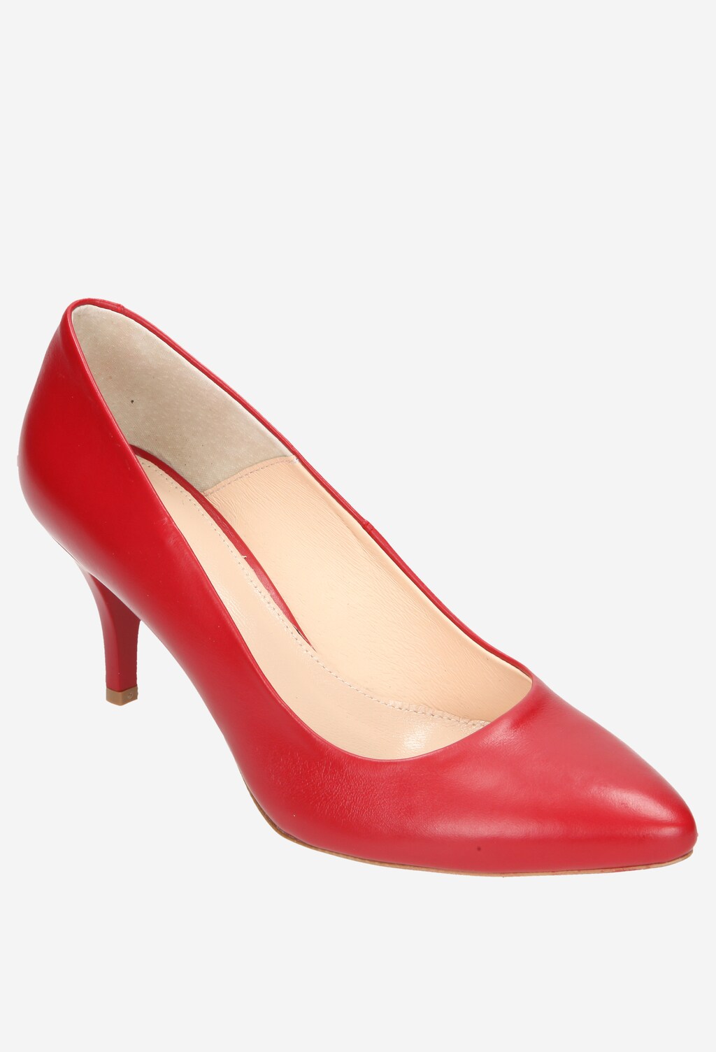 Czerwone damskie czółenka 4408-53 Widok 3