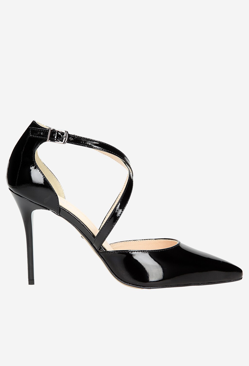 Czarne damskie czółenka 7357-31 Widok 1