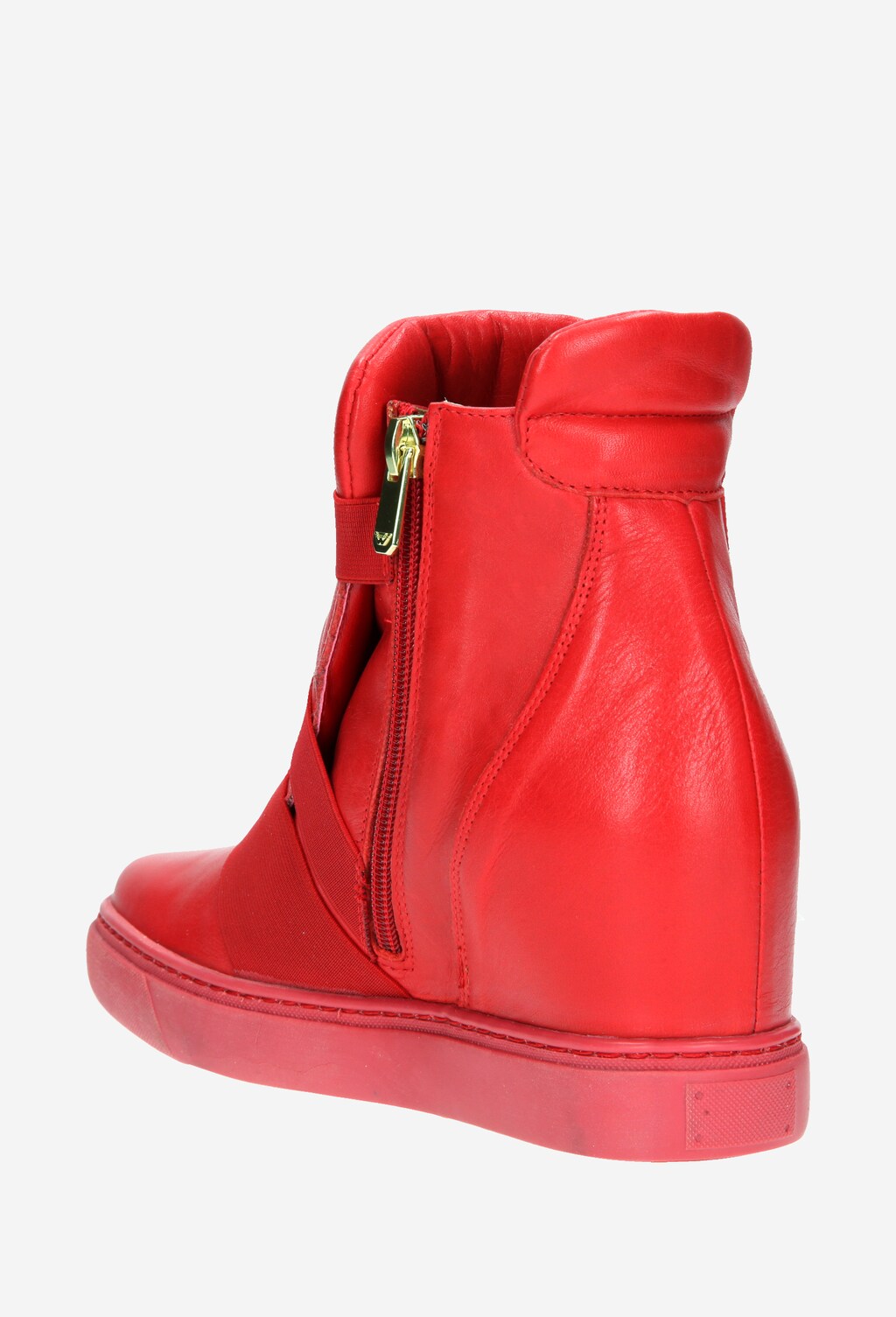 Czerwone damskie botki 6623-55 Widok 3