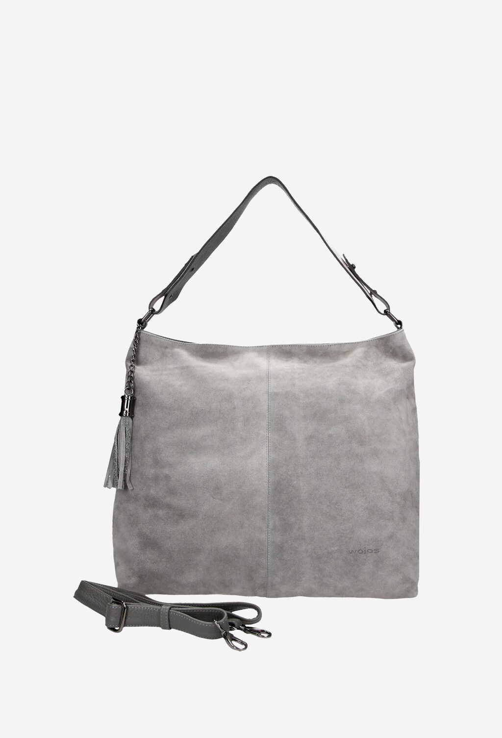 Popielata damska torebka 6890-70 Widok 1