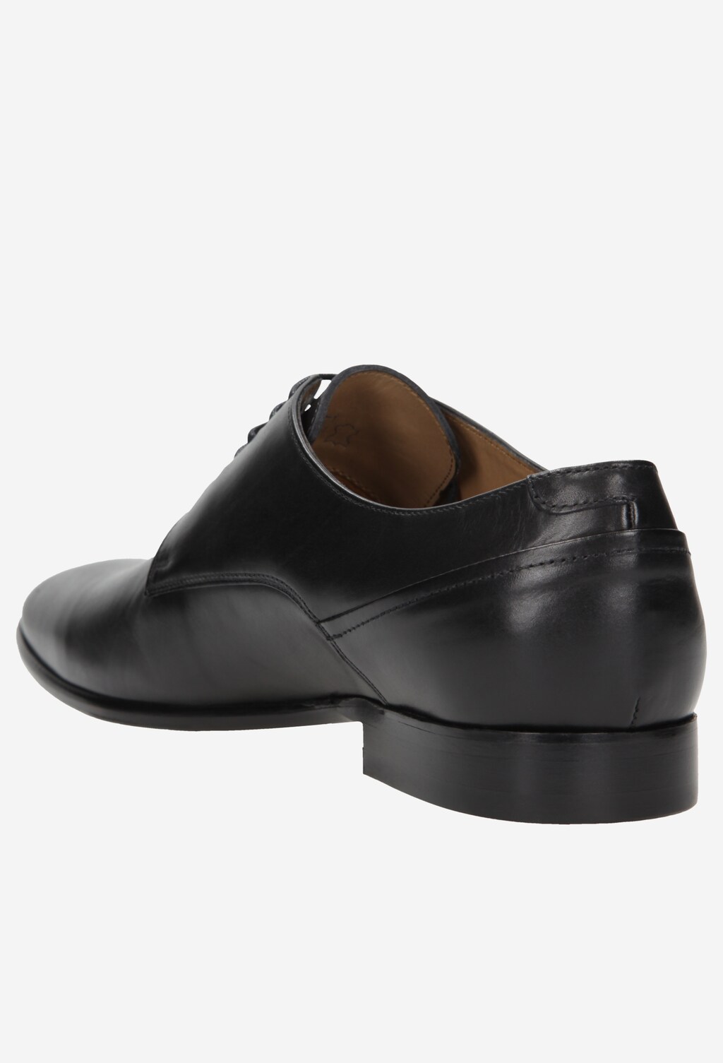 Czarne wizytowe półbuty męskie 7001-51 Widok 3