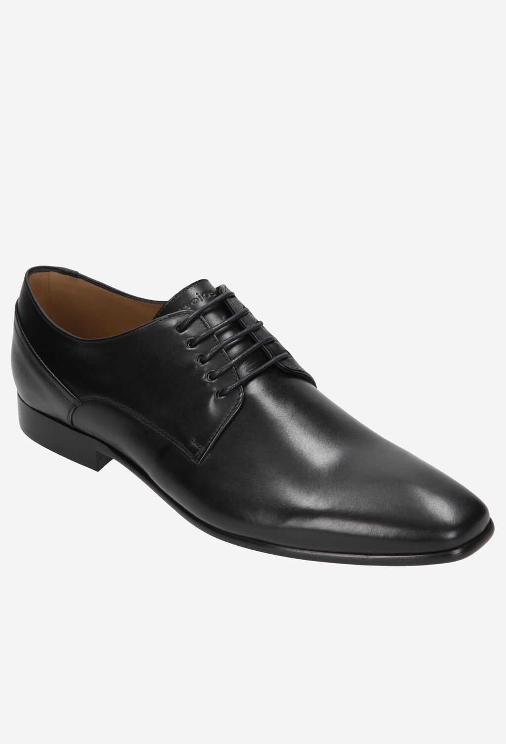 Czarne wizytowe półbuty męskie 7001-51 Widok 2