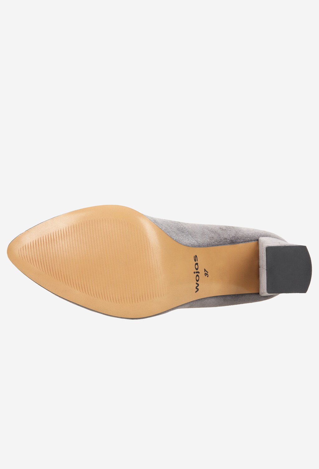 Šedé dámské lodičky na podpatku 7382-60 Widok 5