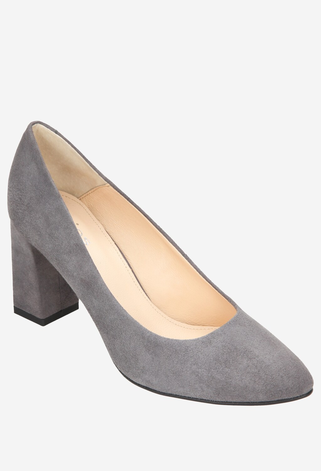 Šedé dámské lodičky na podpatku 7382-60 Widok 2