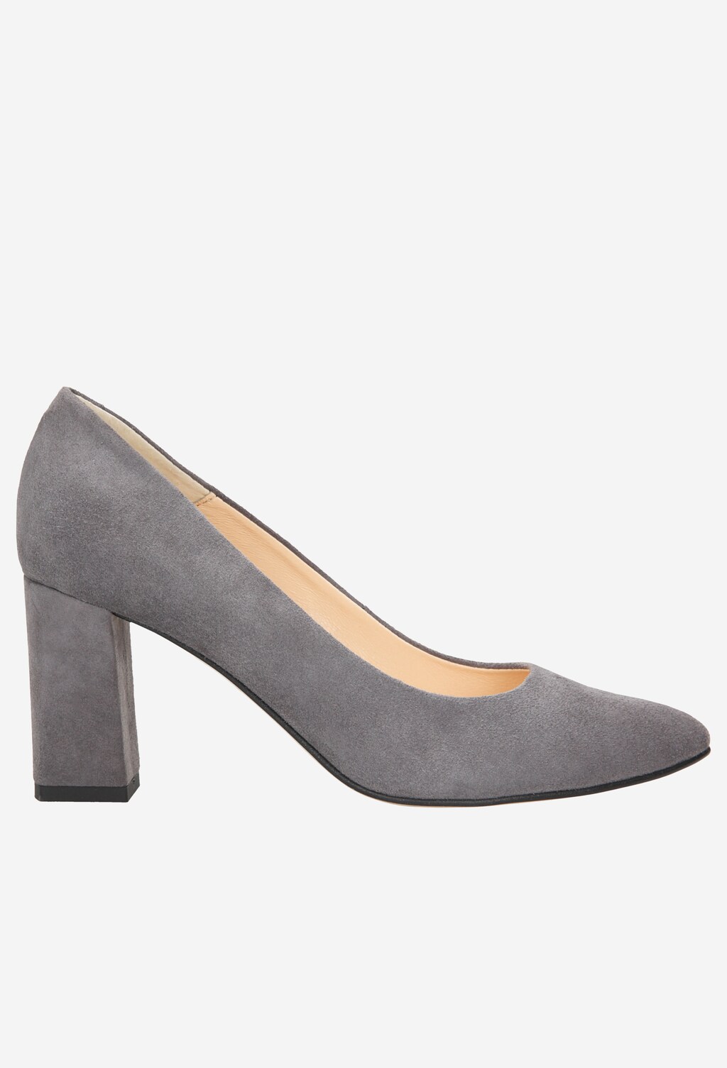 Šedé dámské lodičky na podpatku 7382-60 Widok 1