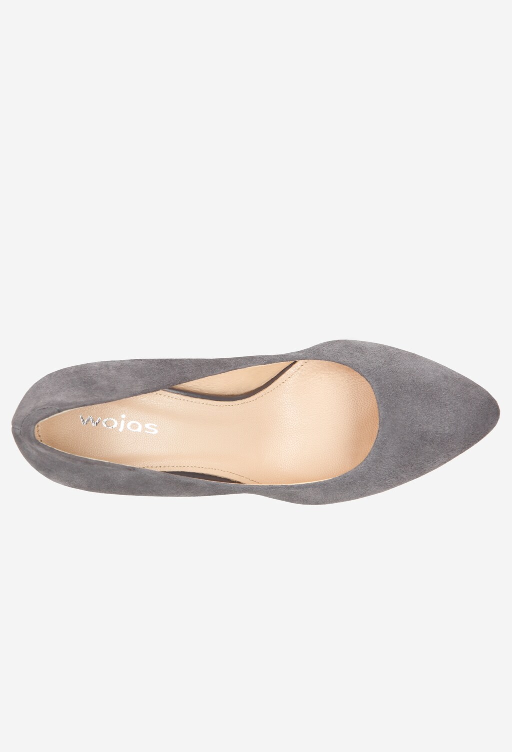 Šedé dámské lodičky na podpatku 7382-60 Widok 4