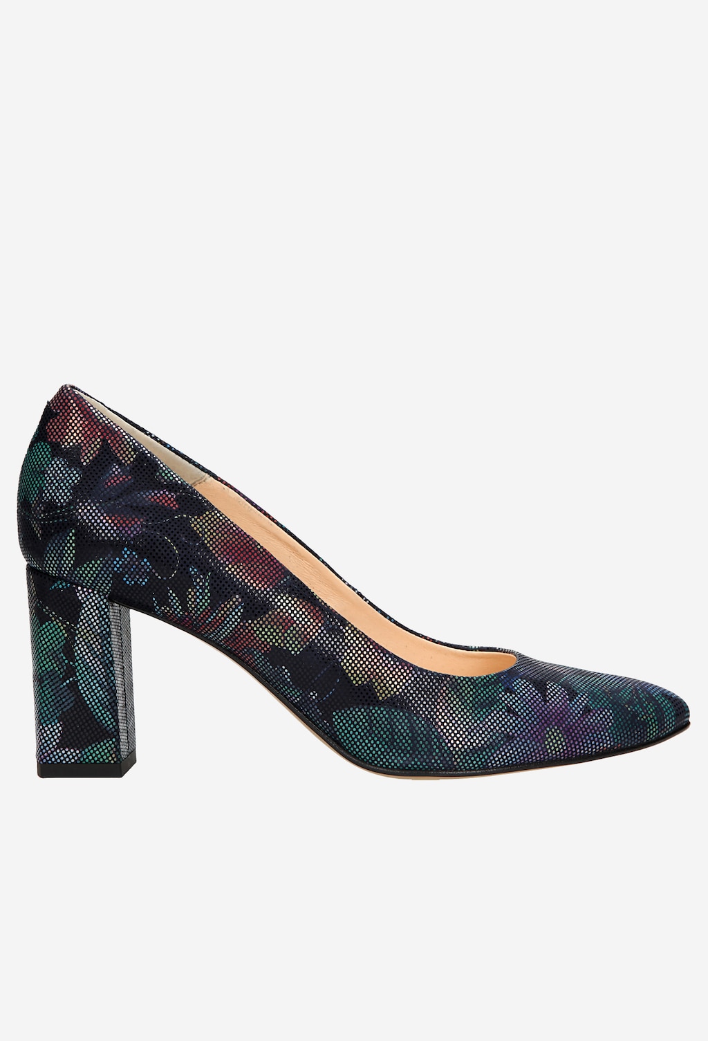 Barevné lodičky na podpatku 7382-55 Widok 1