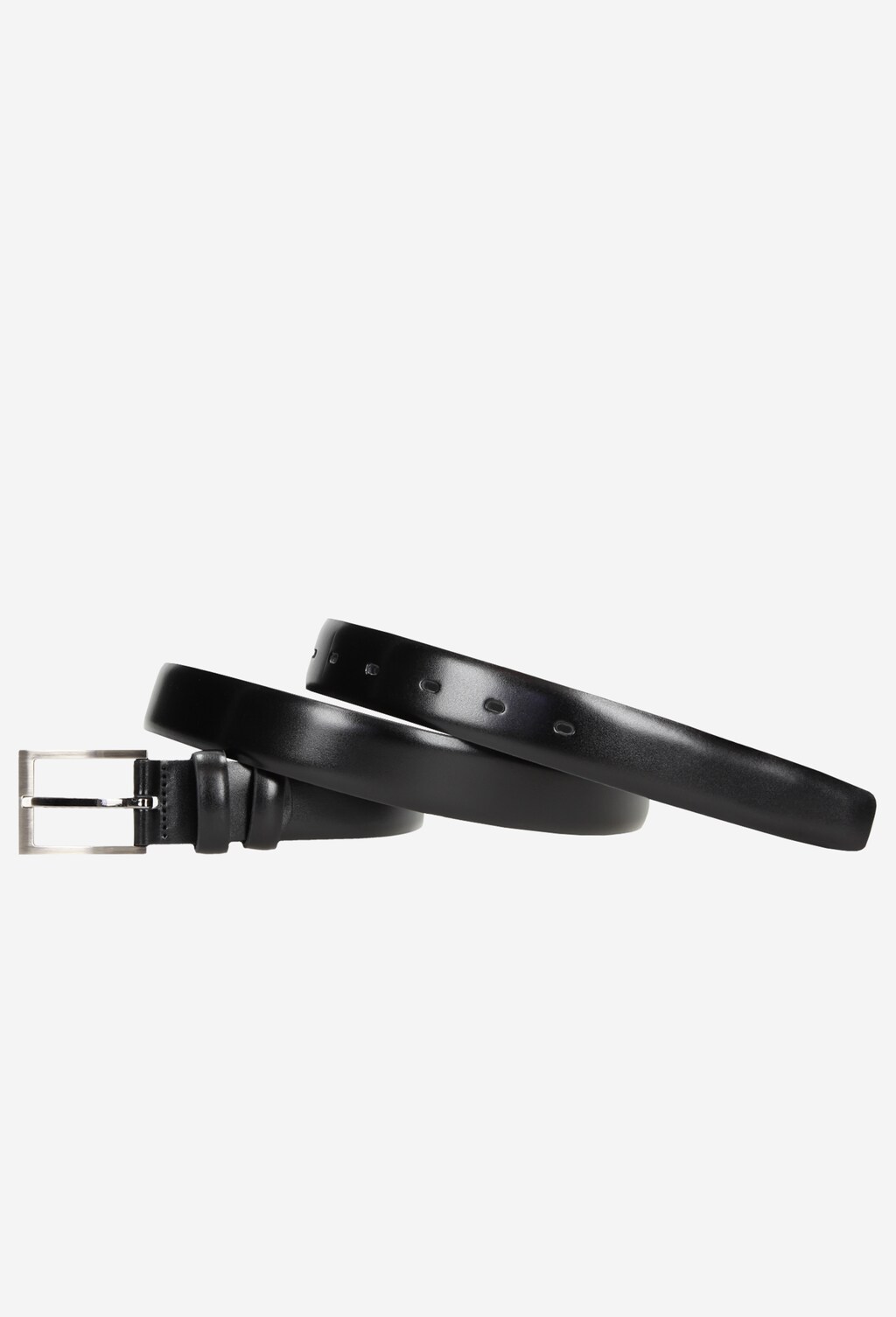 Skórzany czarny pasek męski 7977-51 Widok 2