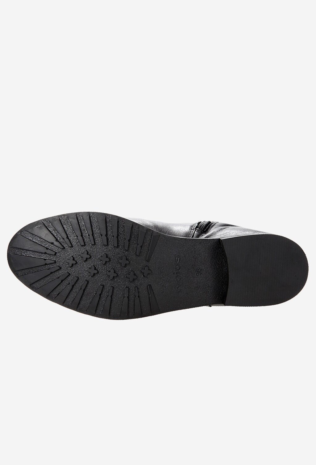 Czarne wygodne kozaki damskie z wszytą gumą 7727-51 Widok 5