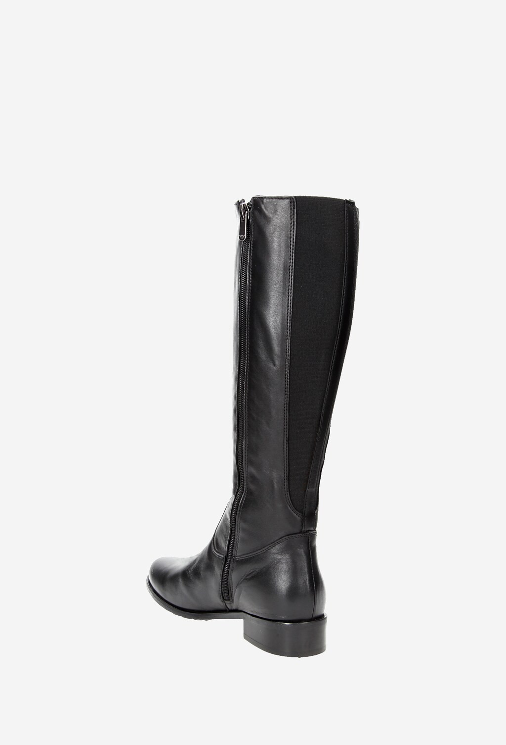 Czarne wygodne kozaki damskie z wszytą gumą 7727-51 Widok 3