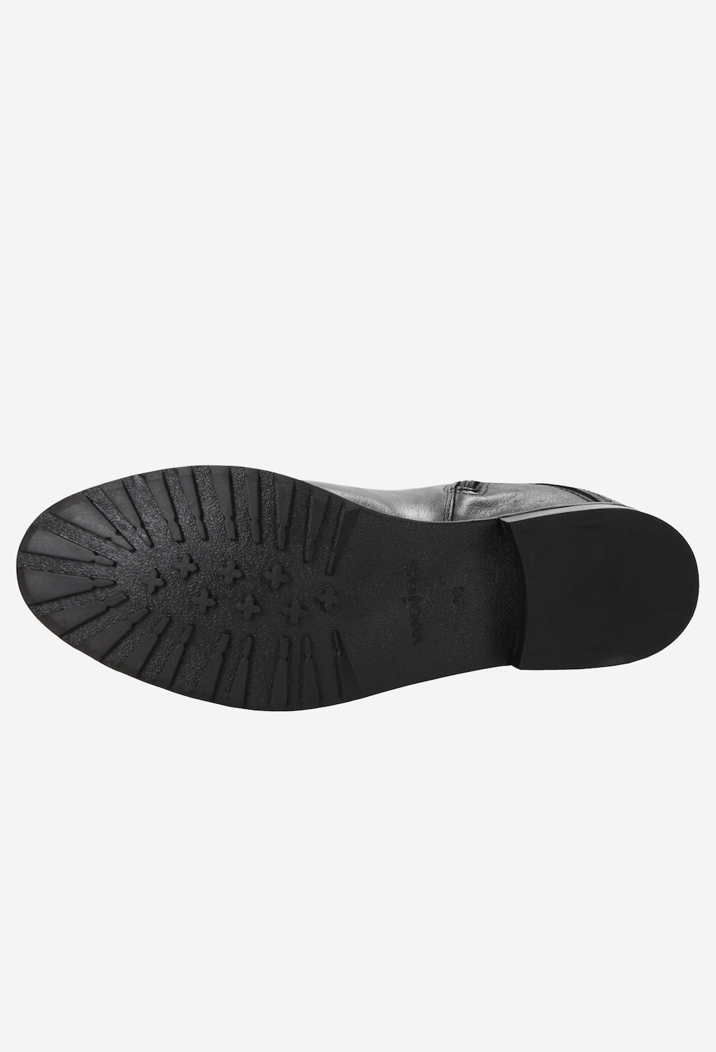 Czarne klasyczne kozaki damskie na płaskiej podeszwie 7721-51 Widok 6