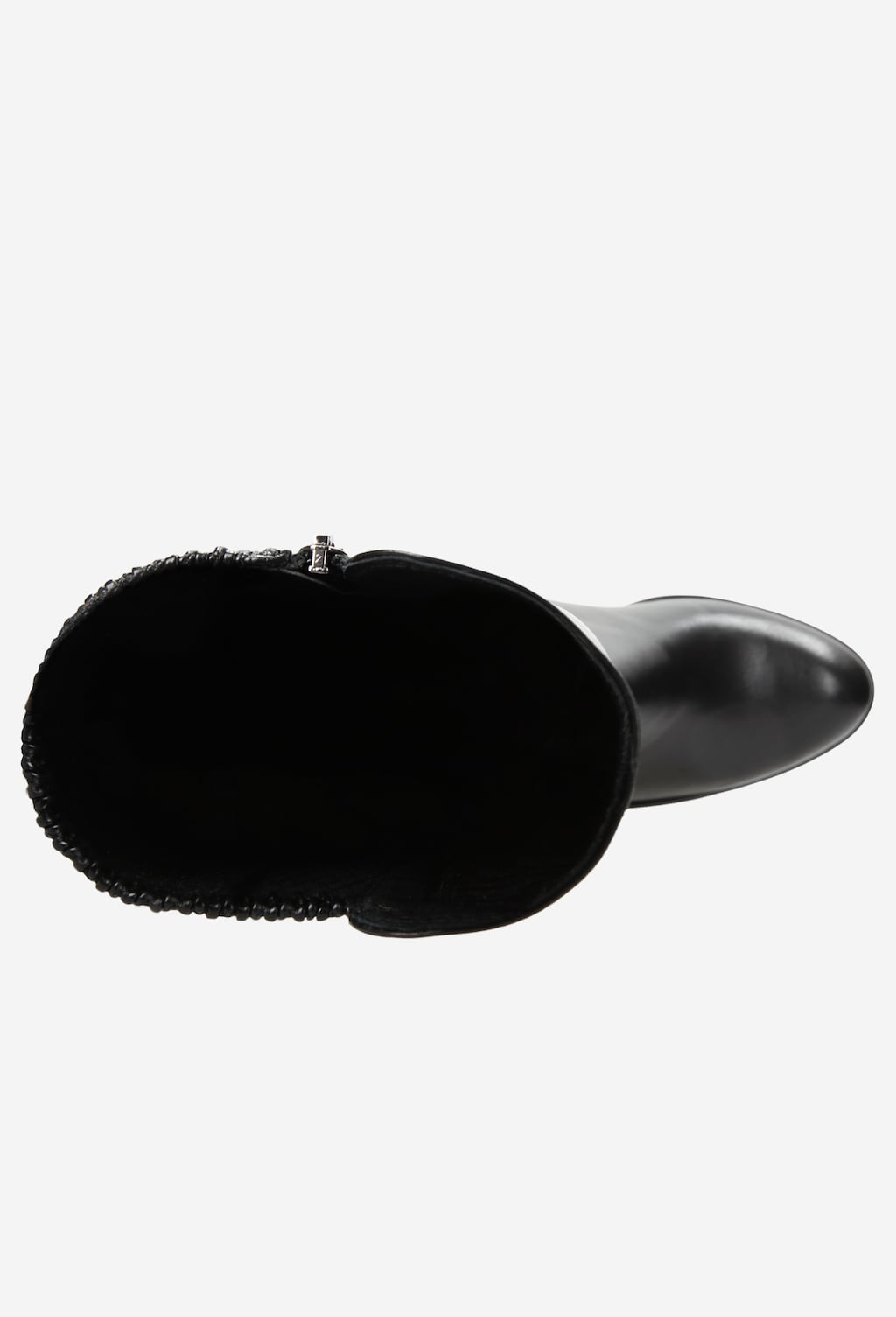 Czarne kozaki damskie skóra stretch 7730-51 Widok 4