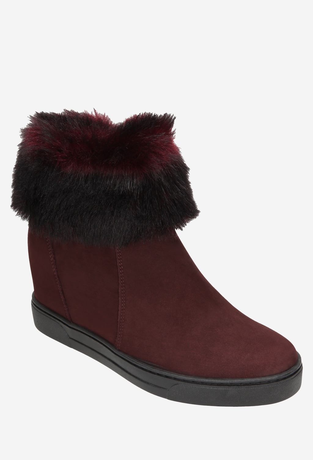 Bordové dámské boty 7621-25 Widok 2