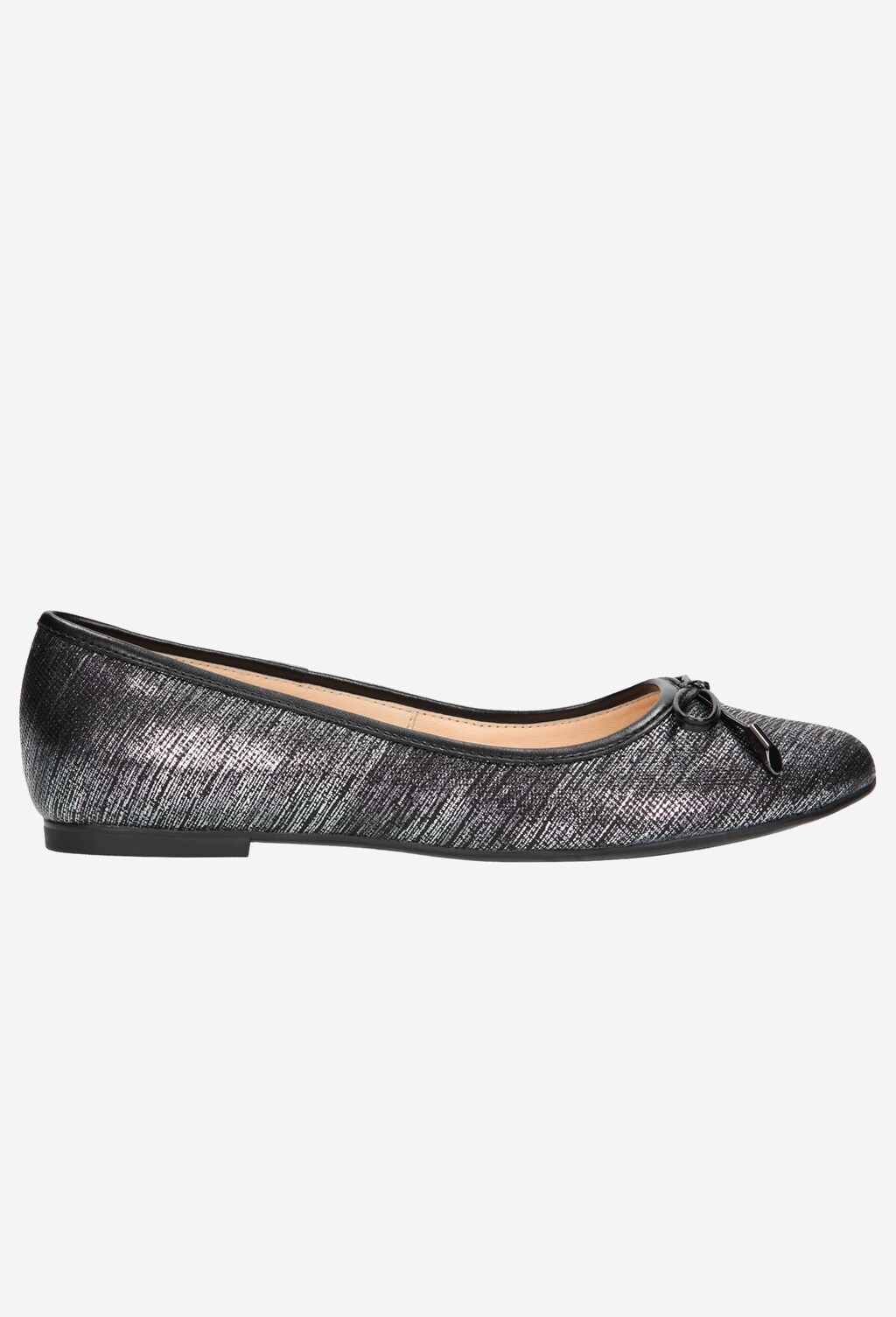 Tmavě stříbrné dámské baleríny 7428-69 Widok 2