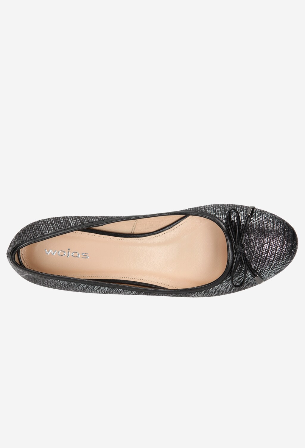 Tmavě stříbrné dámské baleríny 7428-69 Widok 5